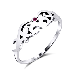 Europe Style Silver Ring TSR-07